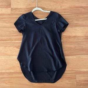 Black Structured Top